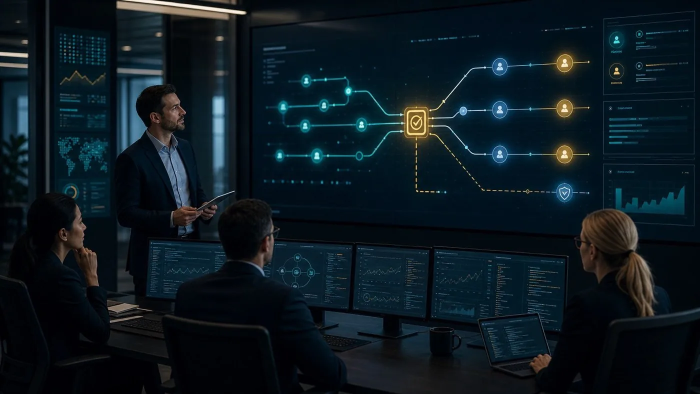 Agentic workflow control room
